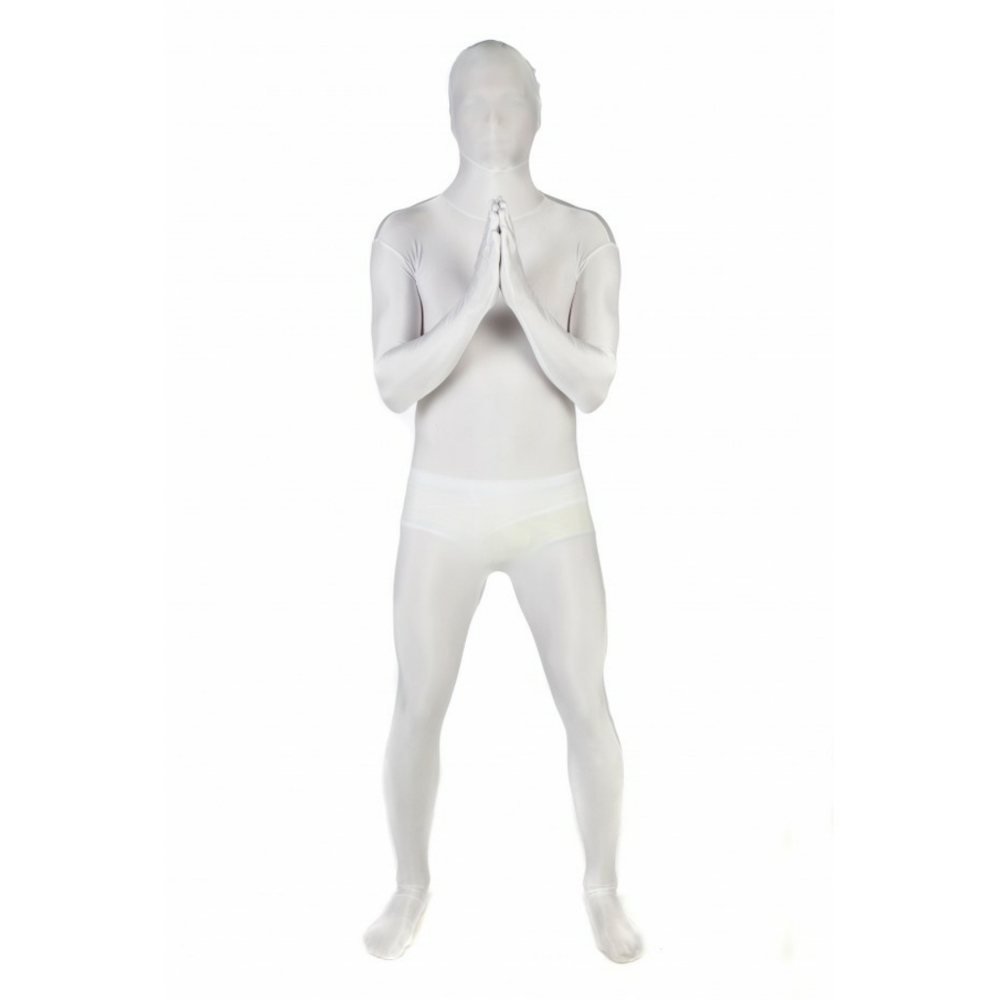 Morphsuit Fancy Dress Costume White Large